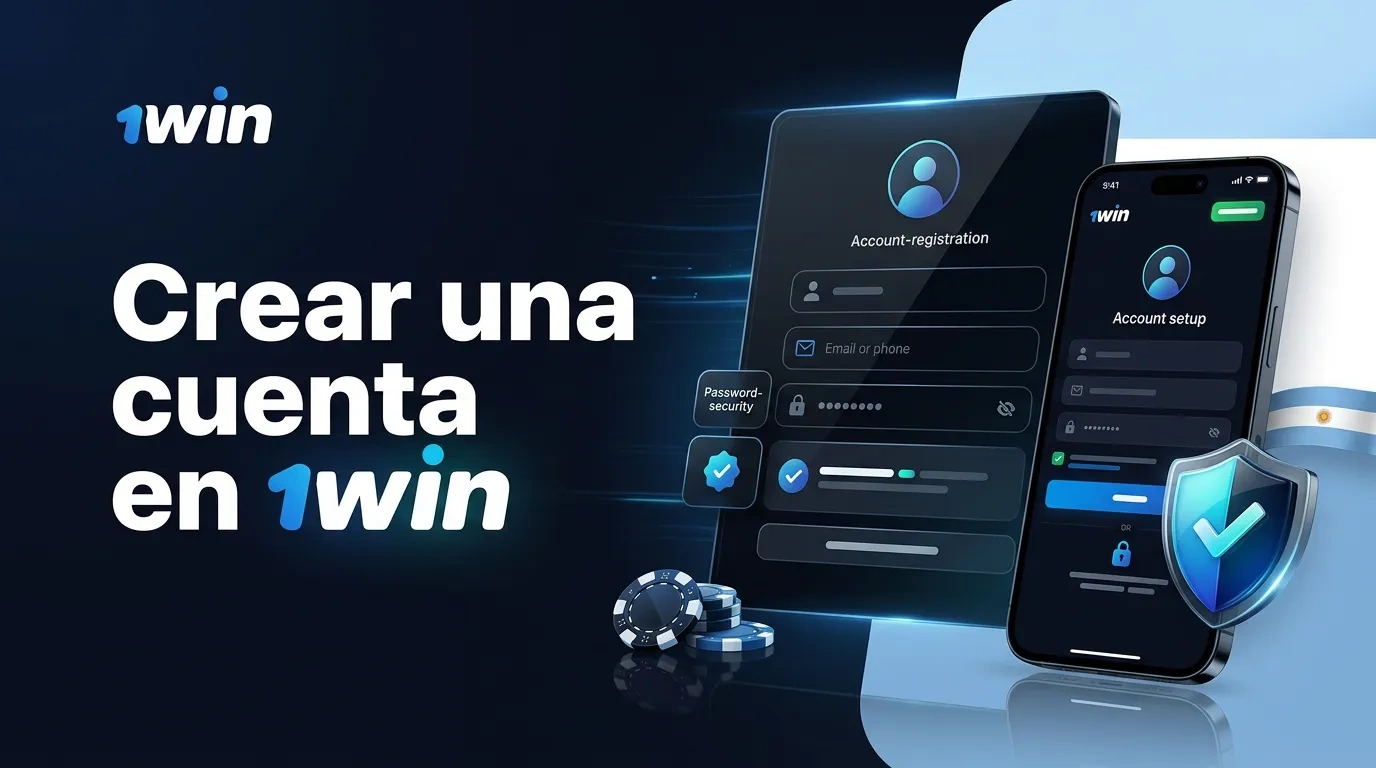 Crear una cuenta en 1win